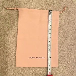 Stuart Weitzman Blush Pink Dust Bag Shoe 10.5 x 14.5